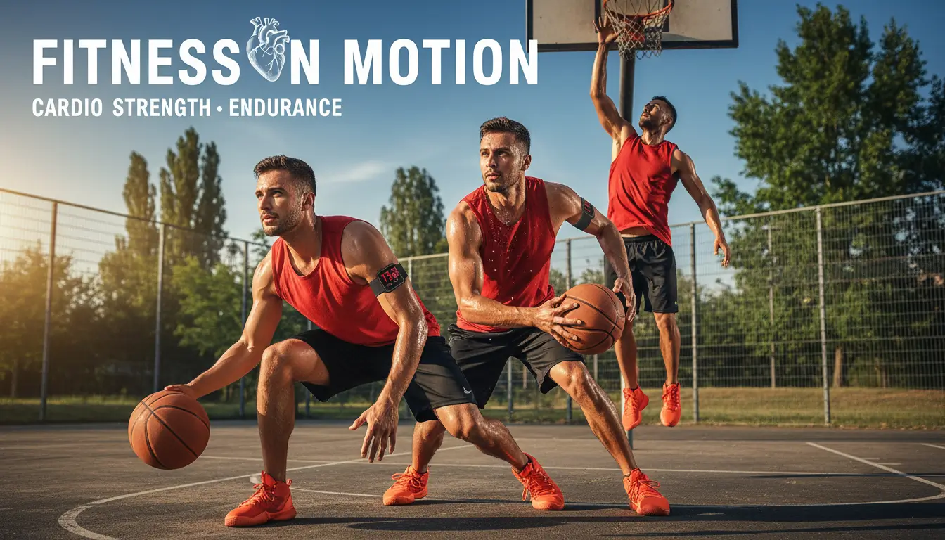 Person playing basketball showcasing physical fitness and health benefits